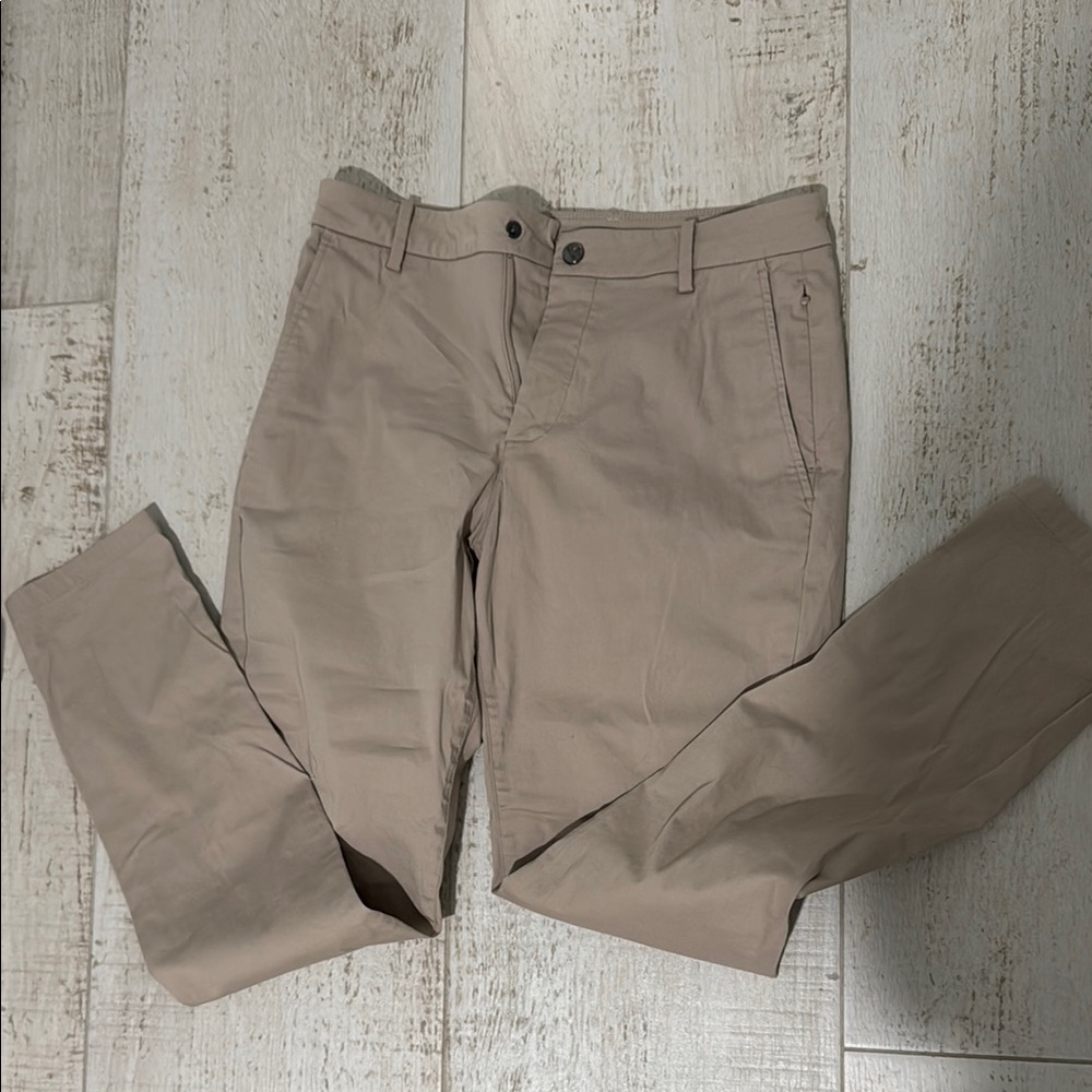 Birddogs 32/32 Men's Beige Khaki Slim Fit Pants in excellent (never worn)